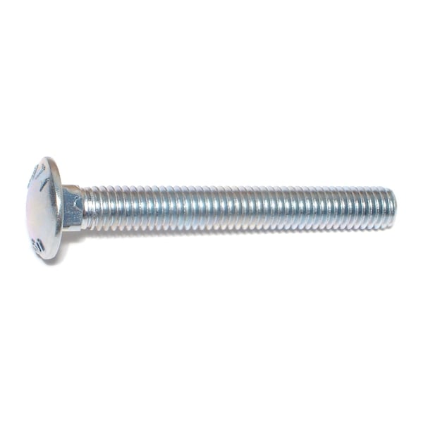 Midwest Fastener Carriage Bolt, Square Neck, 16 (Coarse), 3 in L, Steel, Zinc Plated, 50 PK 01101 - main